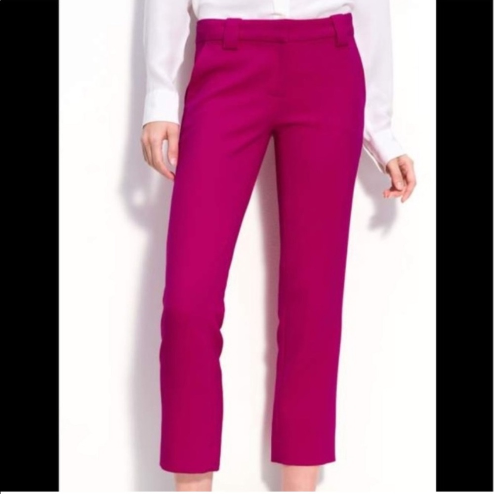 Paige fuchsia crop trousers - Picture 2 of 13